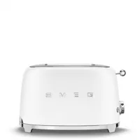 toaster 2 tranches années 50 blanc mat, smeg - smeg