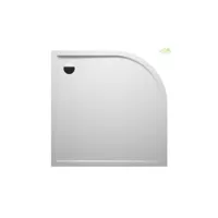 receveur de douche acrylique quadrant riho zurich 284 100x100x4,5 cm - sans siphon da92