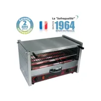 toaster professionnel o.matic master 601 - 1 étage 490 x 300 mm - 230 v - sofraca -  - acier inoxydable