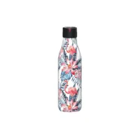 les artistes paris bouteille isotherme 50 cl bottle'up palmiers flamingo a-8130