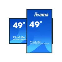 iiyama prolite tf4939uhsc-b1ag écran plat de pc 124,5 cm (49) 3840 x 2160 pixels 4k ultra hd led écran tactile multi-utilisateur noir tf4939uhsc-b1ag