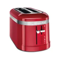 grille-pain 2 fentes 1500w rouge empire kitchenaid - 5kmt5115eer - design collection cdp-5kmt5115eer
