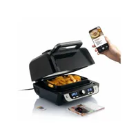 friteuse à air avec gril, accessoires et livre de recettes innovagoods fryinn 12-in-1 6000 noir acier 3400 w 6 l