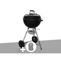 barbecue à charbon weber original kettle e-4710 47 cm + housse