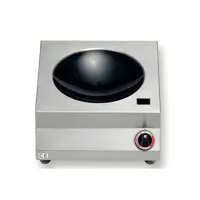 wok à induction 5,0 kw ø 300 mm - 400v - virtus -  -  400x455x180mm