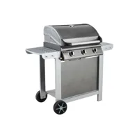 cook'in garden - barbecue à gaz sur pieds 3 feux 10.5kw  am007t - fiesta 3 am007t