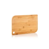 planche à découper - klarstein bambuswald  batvik - 38 x 1,5 x 27 cm - bambou klarstein