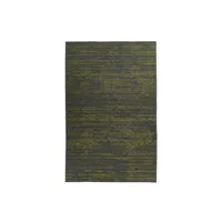paris prix - tapis tissé à poils plats vintage kalevi vert 120 x 170 cm