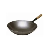 sauteuse wok en acier 360 mm
