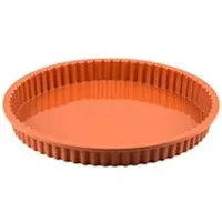 plat / moule silikomart moule à tarte en silicone 26 cm - - orange - silicone