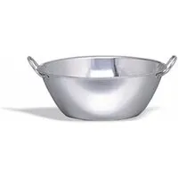 ustensile de cuisine pujadas bassine à fond plat inox ø 20 à 70 cm - - - inox2.2 x105mm