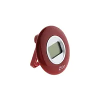 thermomètre / sonde otio thermomètre d'intérieur rouge -