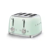 smeg toaster 4 tranches vert d'eau années 50 - tsf03pgeu