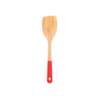 spatule rouge en bambou 30 cm pebbly