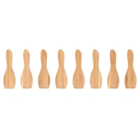 set de 8 spatules à raclette en bambou pebbly