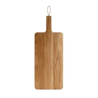 eva solo - nordic kitchen - planche à découper chêne 44x22cm - chêne/avec boucle en cuir