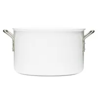 eva solo - casserole white line 7.0l - blanc/revêtement céramique/ø 24cm