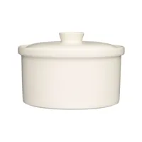 iittala - faitout avec couvercle teema 2,3l - blanc/h x ø 14x20,9cm/lavable au lave-vaisselle