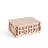 hay - couvercle colour crate m - poudre/revêtu par poudre/lxpxh 34,5x26,5x1,5cm