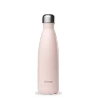 bouteille isotherme pastel 500ml, qwetch rose - qwetch