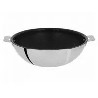 wok 24cm amovible exceliss casteline, cristel - cristel