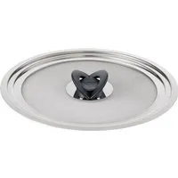 tefal couvercle anti-projection ingenio - inox - 24/30 cm