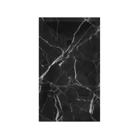 receveur de douche 90x180 cm extra plat dekor en résine finition marbre noir