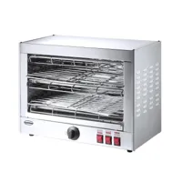 salamandre toaster professionnel double - 490 x 250 x 380 mm - combisteel -  - acier inoxydable 490x250x380mm