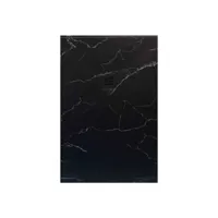 receveur de douche 80x140 cm extra plat dekor en résine finition marbre noir