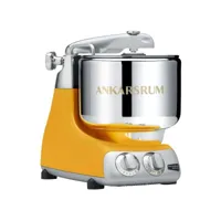 ankarsrum - robot pâtissier multifonctions 7l 1500w jaune soleil  akm6230sb -