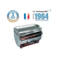 toaster professionnel multifonction avec régulateur - 350 x 235 mm - 400 v - 1 étage - classic - sofraca -  - acier inoxydable
