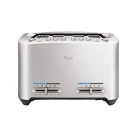 sage - grille-pains 4 fentes 1900w smart toast gris  sta845bal2eeu1 - the smart toast