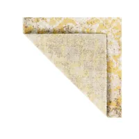 vidaxl tapis à tissage plat d'extérieur 80x250 cm jaune