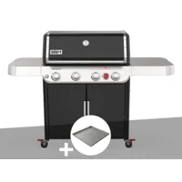 barbecue à gaz weber genesis e-425s avec plancha crafted