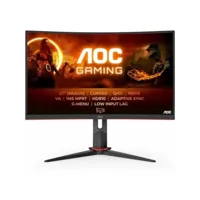 aoc cq27g2sbk écran plat de pc 68,6 cm (27) 2560 x 1440 pixels quad hd noir, rouge cq27g2s/bk