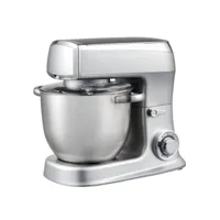 royalty line rl-pkm2100 : robot de cuisine/mélangeur sur socle, silver
