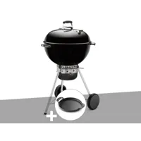 barbecue weber master-touch gbs 57 cm noir + plancha
