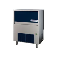 machine à glaçons refroidissement à eau - 130 kg/24 h - virtus - r452a -  840x740x1185mm