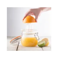 presse agrume en verre sur bocal hermétique 0.5l juicer