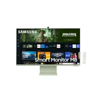 samsung smart monitor m8 s32cm80guu écran plat de pc 81,3 cm (32) 3840 x 2160 pixels 4k ultra hd lcd vert ls32cm80guuxen
