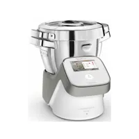 moulinex - robot cuiseur multifonctions 3l 1550w blanc  hf936e00 - i-companion touch xl hf936e00