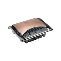 bestron - grill viande et panini 1000w  asw113co - copper collection asw113co