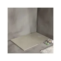 receveur de douche 140 x 100 cm, beige , extra plat  - strato