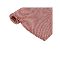 vidaxl tapis à tissage plat d'extérieur 200x280 cm rouge