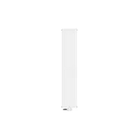 ml-design radiateur à panneaux simple couche 1600x300 mm blanc raccord central avec garniture de raccordement au sol forme traversante multiblock &amp; thermostat, radiateur de salle de bain vertical radiateur design radiateur plat chauffage