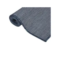 vidaxl tapis à tissage plat d'extérieur 160x230 cm bleu