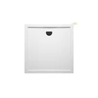 receveur de douche acrylique carré riho zurich 250 90x90x4,5 cm - sans siphon da58