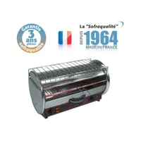 toaster professionnel multifonction avec régulateur - 490 x 235 mm utile - 400 v - prestige - 1 étage - sofraca -  - inox