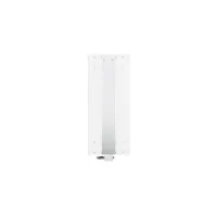 radiateur de salle de bain plat avec miroir et garniture de raccordement universelle 1200x450 mm blanc ml-design