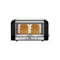 magimix le toaster vision - grille-pain - 2 tranche - 1 emplacements - noir fc-1-9313314
